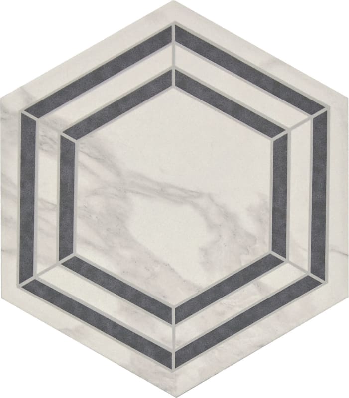 PT25HEXDECOKMT - Daltile - Perpetuo - Bridal - 8.00 in x 9.00 in - Matte