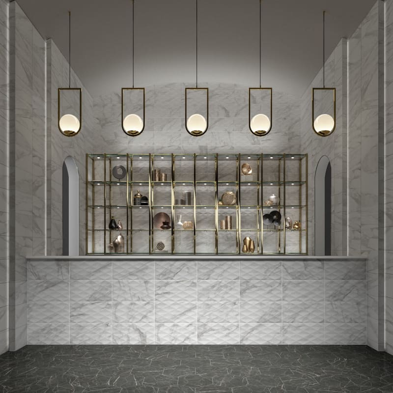 PT2112241P2 - Daltile - Perpetuo - Brilliant White - 12.00 in x 24.00 in - Satin