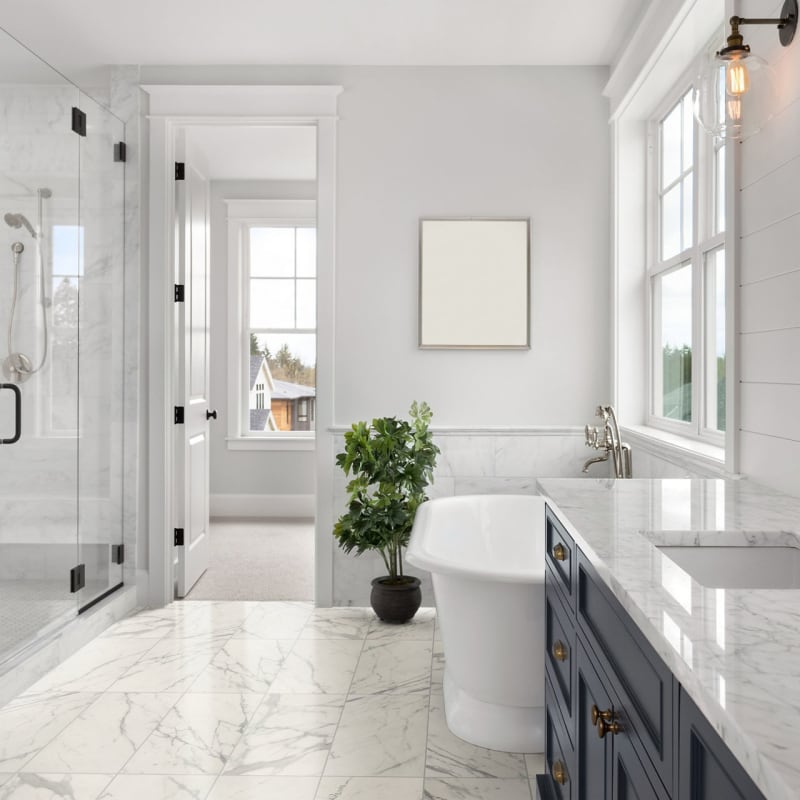 CT76412MOD1P2 - Daltile Core Fundamentals - Platinum Wall Tile - CT76 Calacatta Empire - 4.00 in x 12.00 in