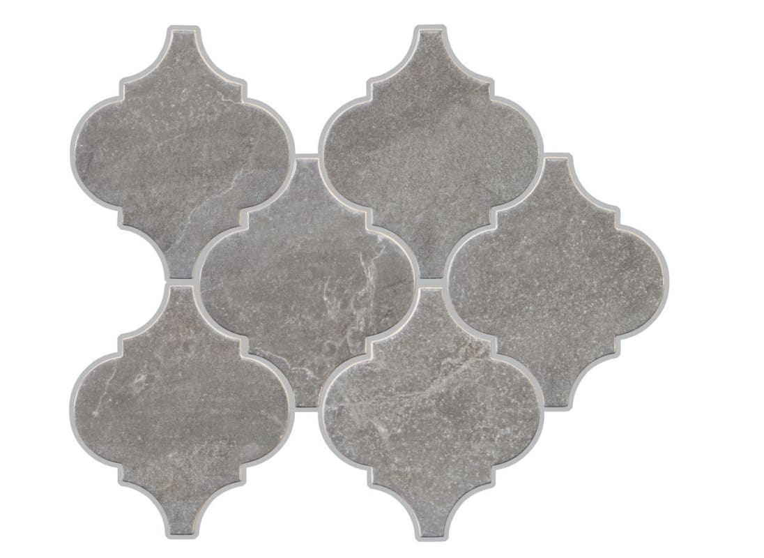 MB226ARAB1P2 - Marazzi - Marble Obsession - Grigio - 5.25 in x 6.00 in - Arabesque Wall Tile