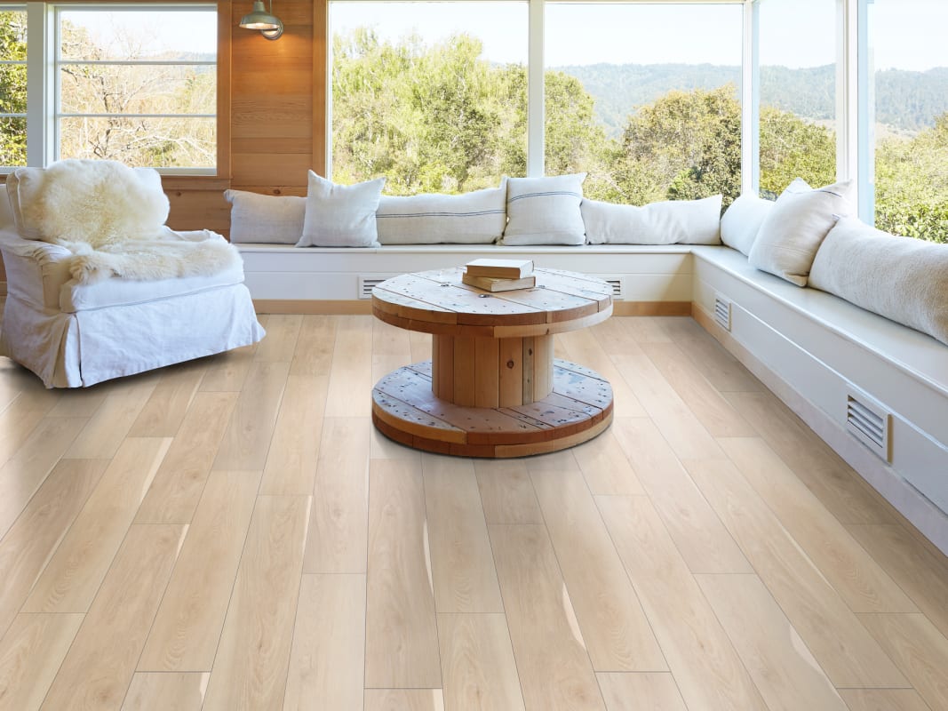 01098_1051V - Shaw Luxury Vinyl Classic Series - Pantheon HD Plus Natural Bevel - Alabaster