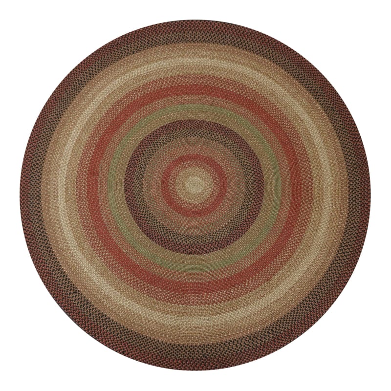 Gingerbread 557094 - Homespice - Jute Braided Rug - Gingerbread - 6' Round