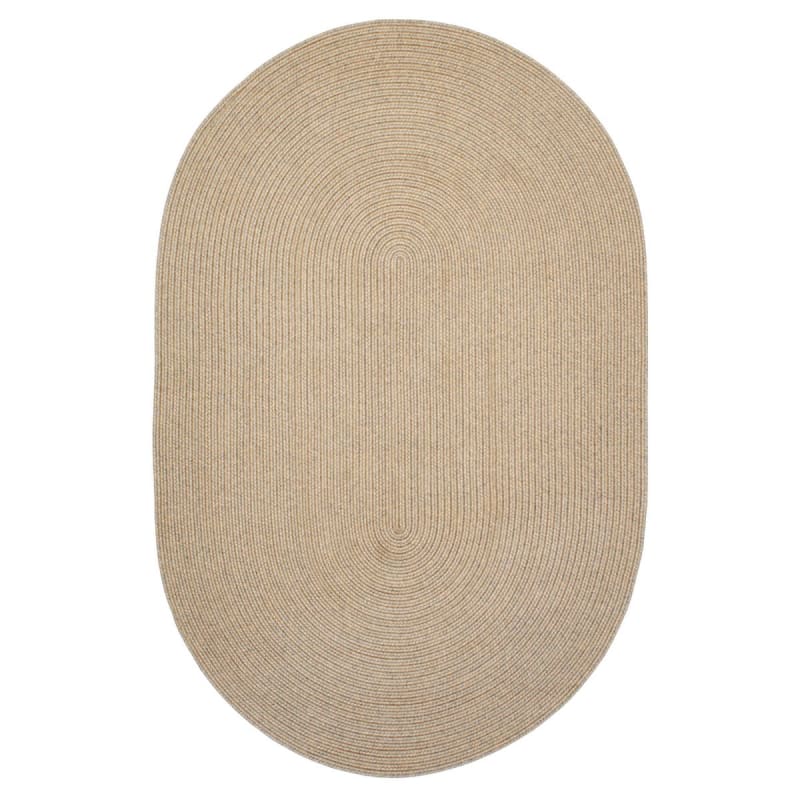 Biscuit 321671 - Homespice - Ultra Durable Braided Rug - Biscuit - 20" x 30" Oval
