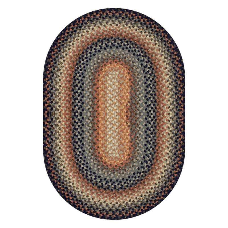 Cocoa Bean 403216 - Homespice - Cotton Braided Rug - Cocoa Bean - 4' x 6' Oval