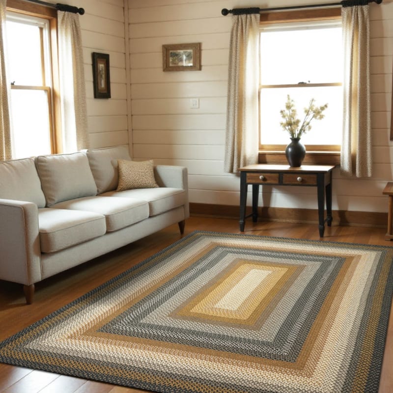 HCBR-CocoaBean - Homespice - Cotton Braided Rug - Cocoa Bean