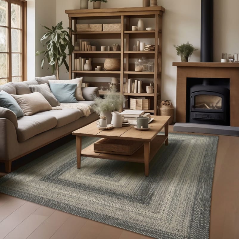 HJBR-FlintHill - Homespice - Jute Braided Rug - Flint Hill