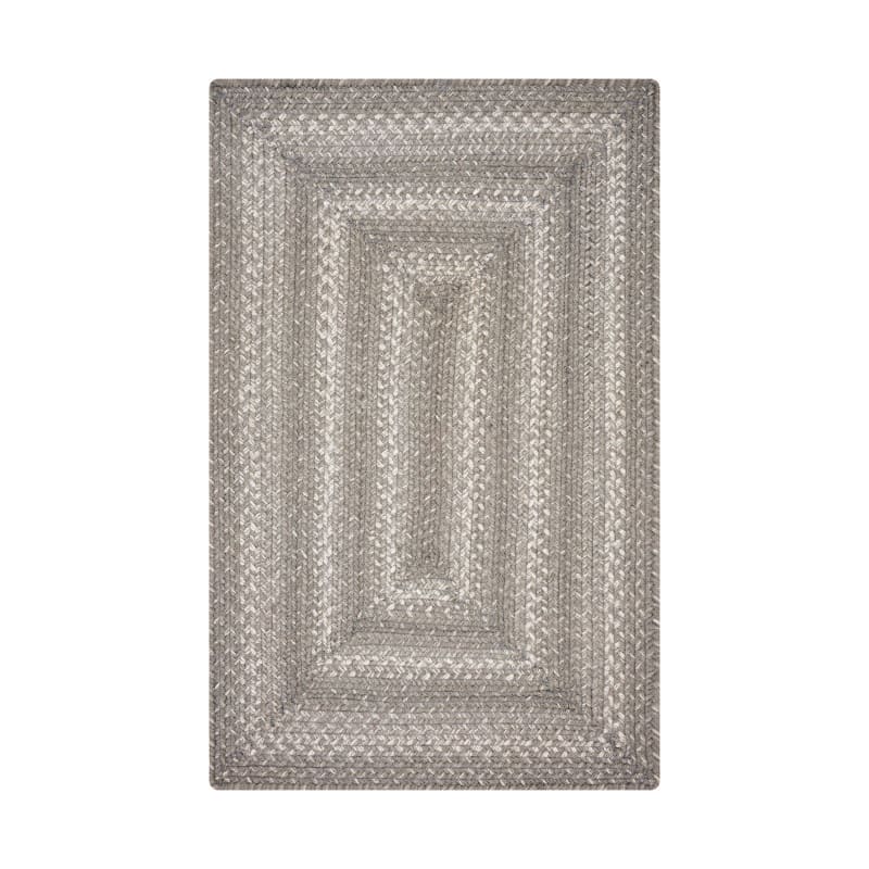 Grey Cloud 514851 - Homespice - Jute Braided Rug - Grey Cloud - 5' x 8'