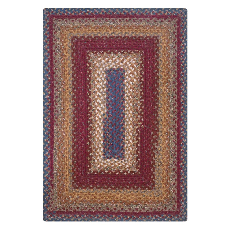 Log Cabin Step 414045 - Homespice - Cotton Braided Rug - Log Cabin Step - 5' x 8'