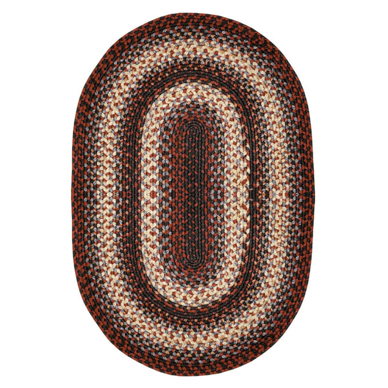 Montgomery 305244 - Homespice - Ultra Durable Braided Rug - Montgomery - 6' x 9' Oval