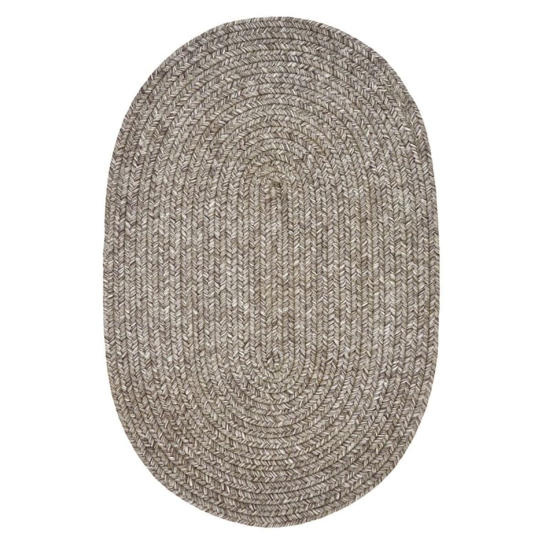 Slate 305565 - Homespice - Ultra Durable Braided Rug - Slate - 6' x 9' Oval