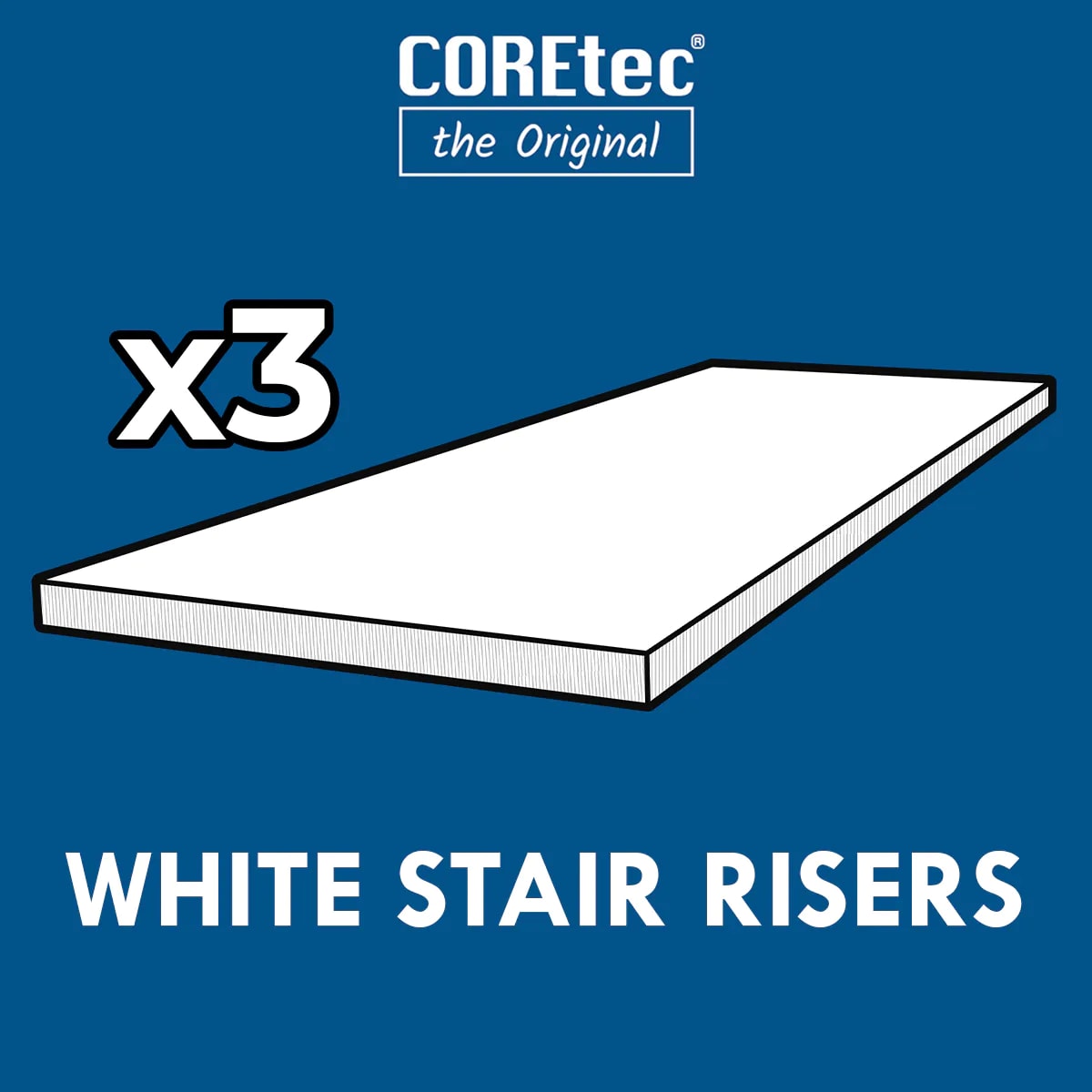 USC02 - COREtec TotalWorx - FinishWorx - Stair Riser - 3 Pack - USC02