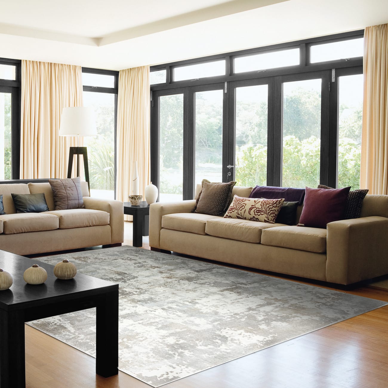 CASTILLA - Cream Grey 3528-190 - Dynamic Rugs - Castilla - Cream Grey 3528-190
