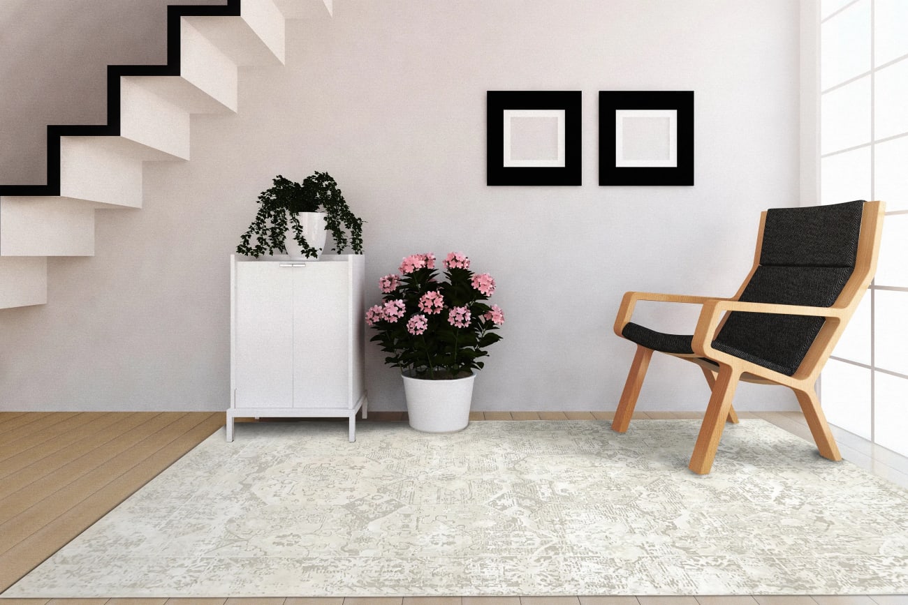 QUARTZ - Ivory 27073-100 - Dynamic Rugs - Quartz - Ivory 27073-100