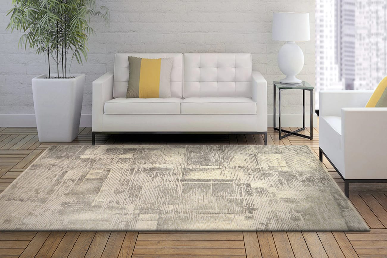 HUDSON - Beige Grey 1454-890 - Dynamic Rugs - Hudson - Beige Grey 1454-890