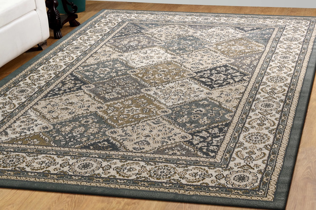 YAZD - Blue Ivory 8471-510 - Dynamic Rugs - Yazd - Blue Ivory 8471-510