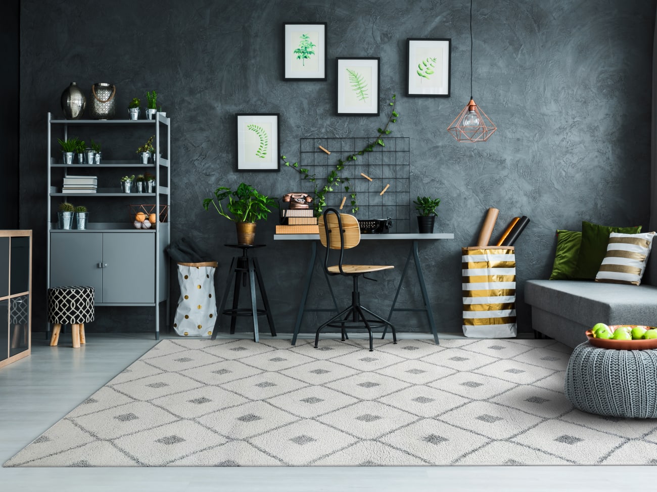MEHARI - Ivory Grey 23275-6252 - Dynamic Rugs - Mehari - Ivory Grey 23275-6252