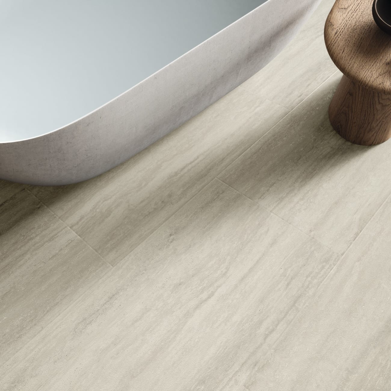 AKT-LM37 - Karndean - Art Select Stone Rigid Core - Silk Travertino