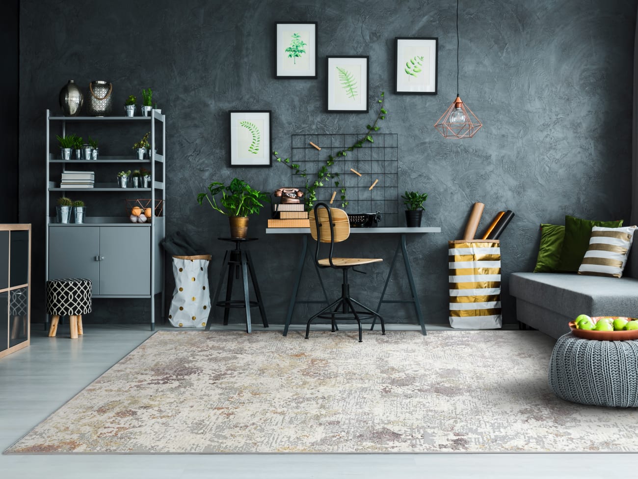 COUTURE - Grey Gold 52023-6414 - Dynamic Rugs - Couture - Grey Gold 52023-6414