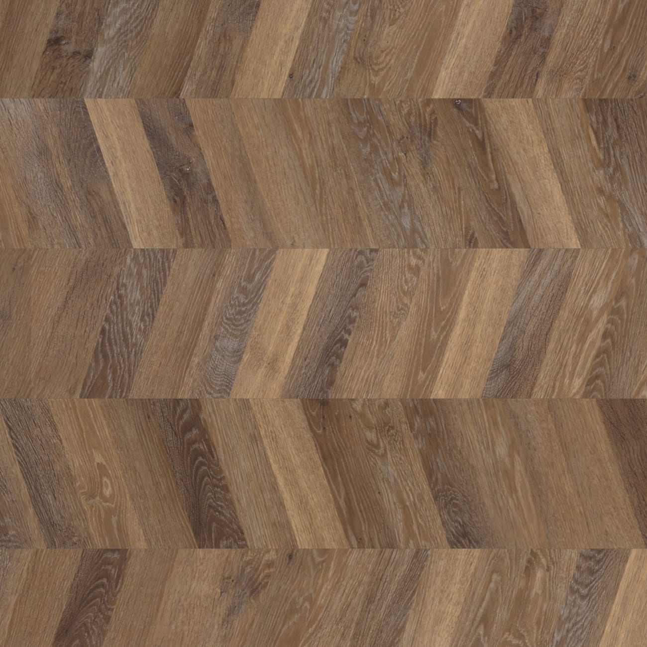 SCB-CH-KP96 - Karndean - Knight Tile Rigid Core 9 x 48 - Mid Limed Oak (Chevron)