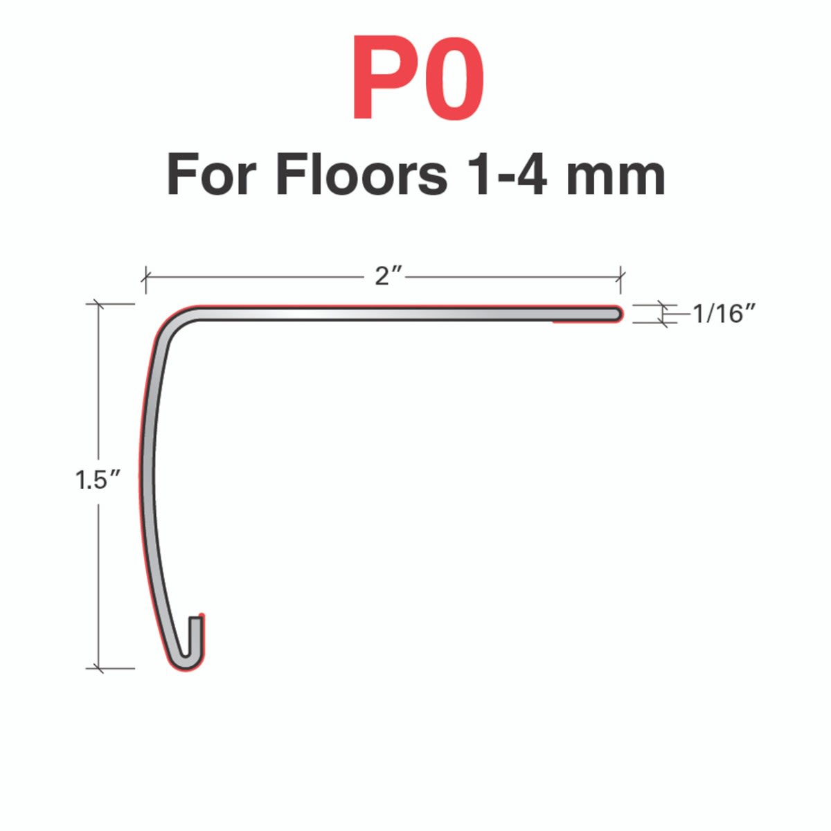 VEX-103099 Ignea - Versatrim - VersaEdge Extra Tall Stair Nose - VEX-103099 Ignea