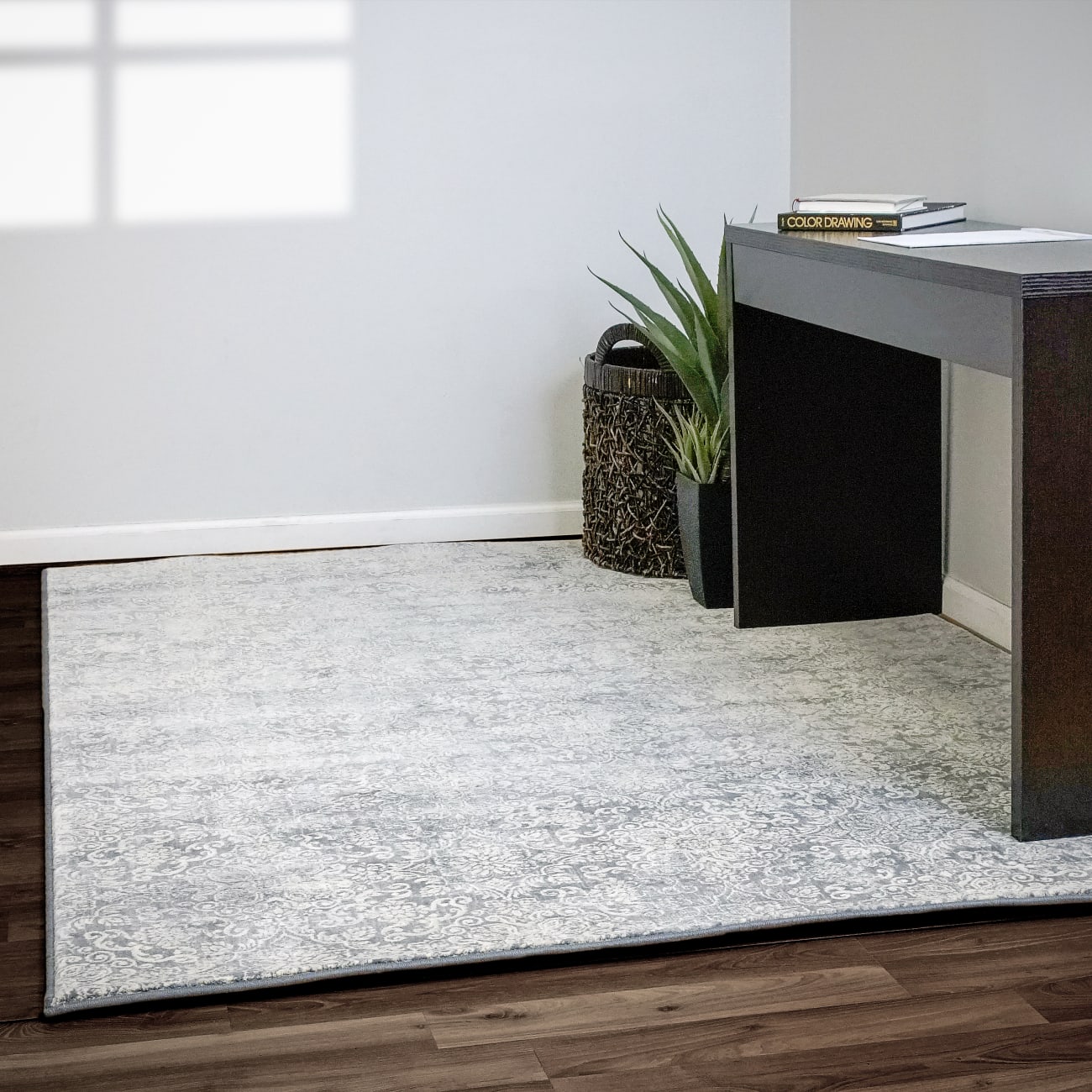 ANCIENT GARDEN - Light Blue 57162-4666 - Dynamic Rugs - Ancient Garden - Light Blue 57162-4666