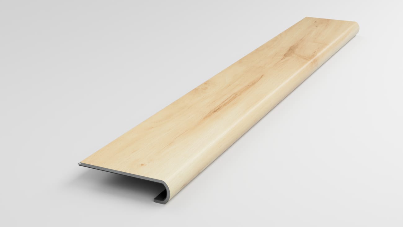 VSN-FTS21-310 1-1/8 x 47 - Treads Plus - Stair Nose 47" - Mohawk Founders Trace Original Sandstorm