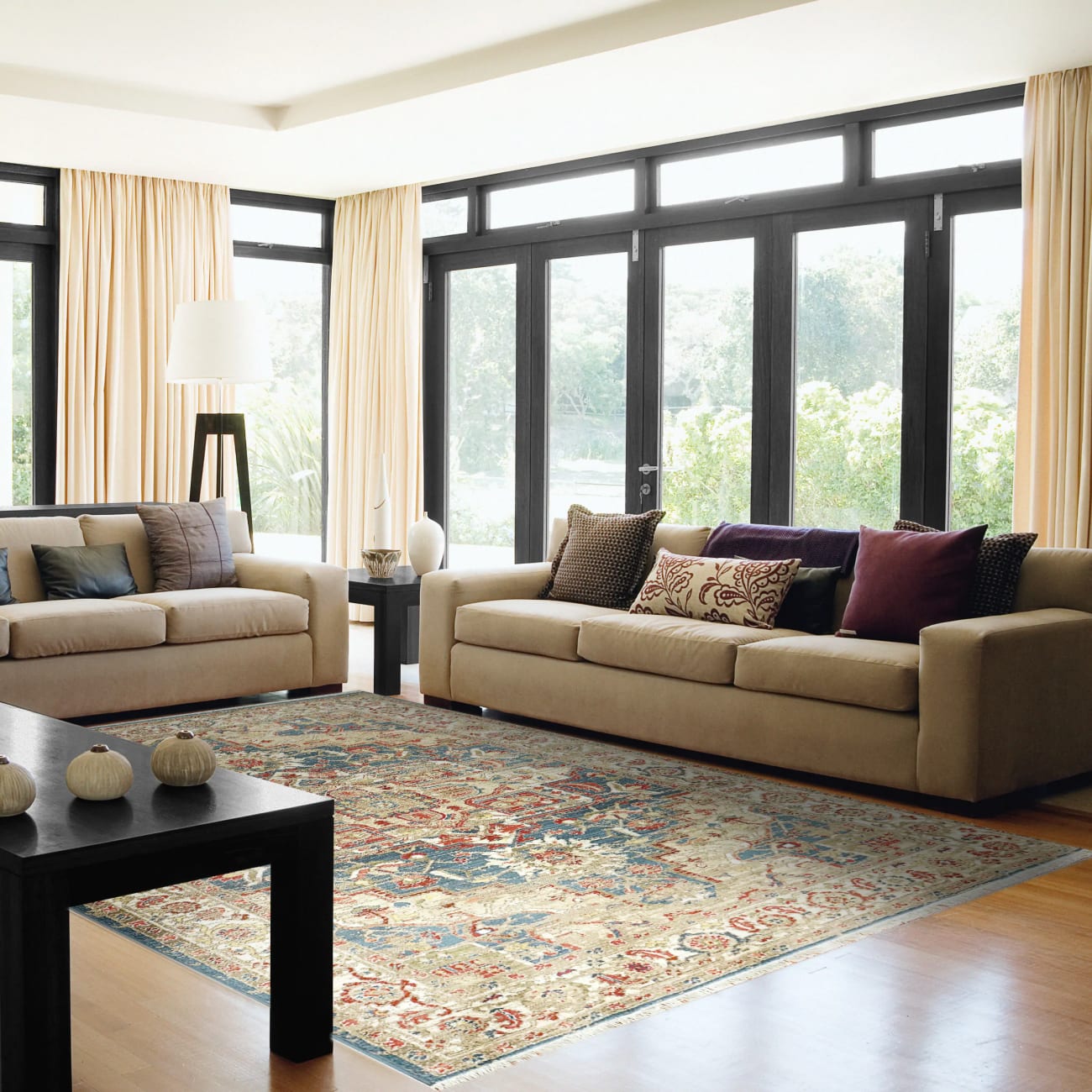 JUNO - Navy Red 6882-530 - Dynamic Rugs - Juno - Navy Red 6882-530