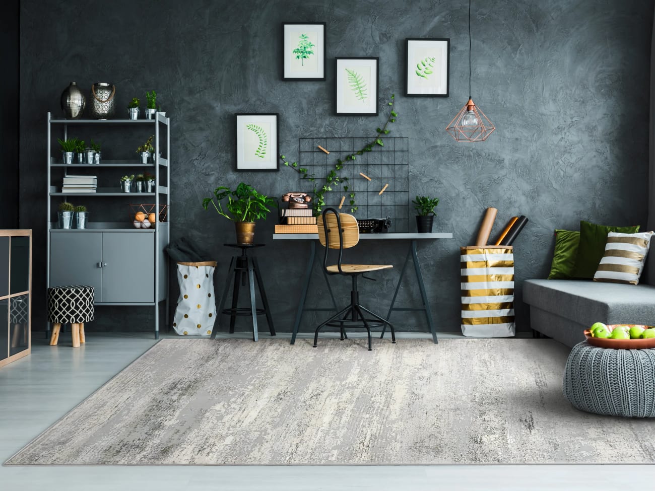 COUTURE - Ivory Grey 52019-6444 - Dynamic Rugs - Couture - Ivory Grey 52019-6444