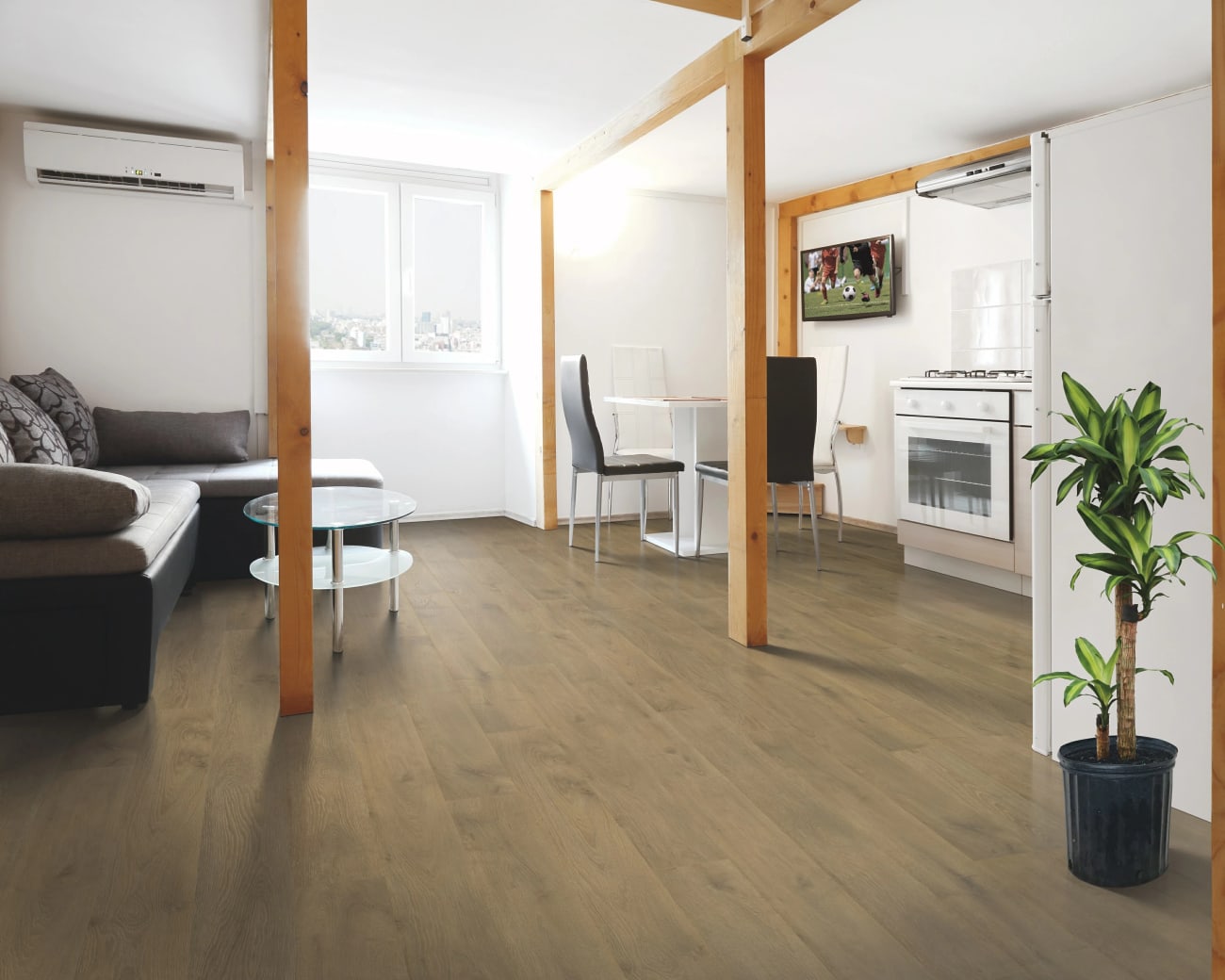 パリスsovブラウン 4-Piece Pack Veneer Sound Acoustic Wood Wall Panels