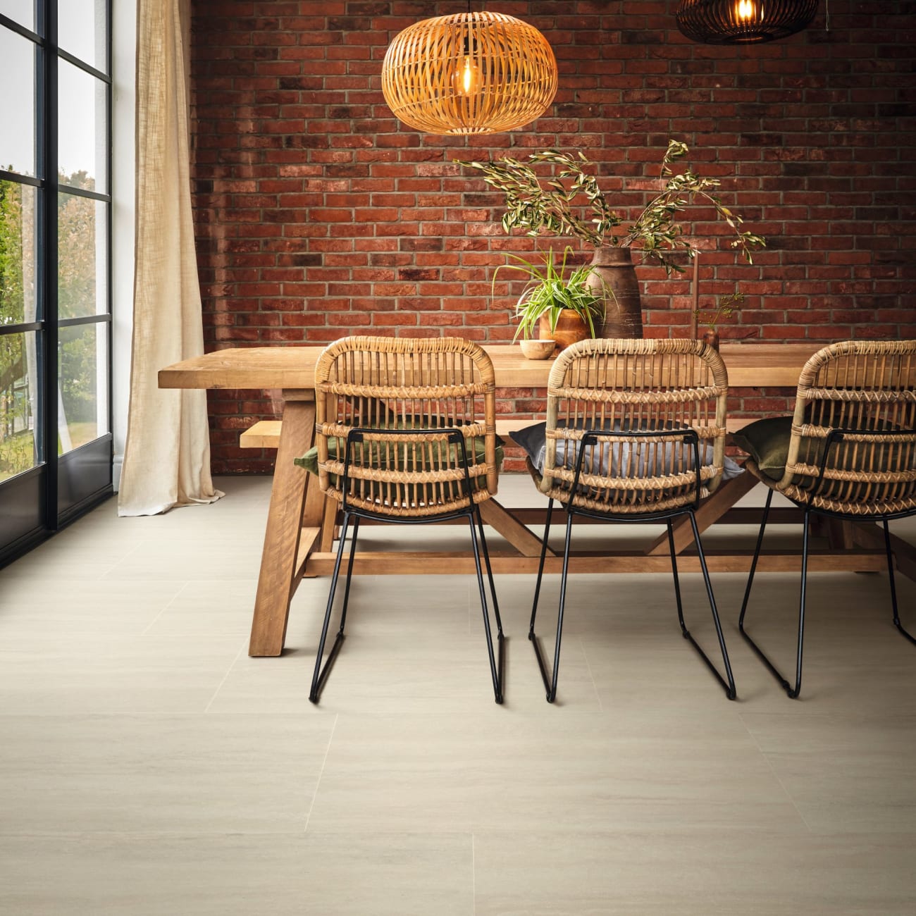LM38 - Karndean - Art Select Stone Gluedown - Champagne Travertino