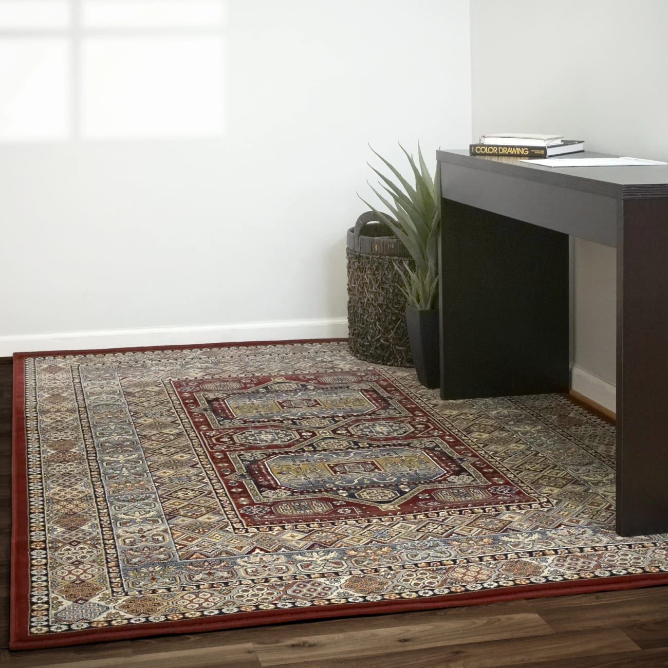 ANCIENT GARDEN - Red 57147-1454 - Dynamic Rugs - Ancient Garden - Red 57147-1454