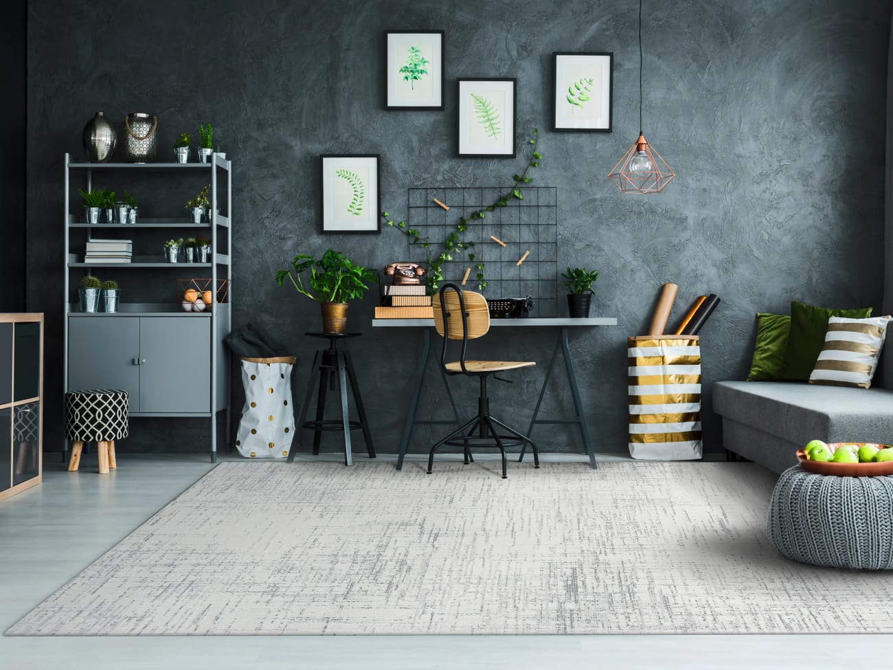 MYSTERIO - Silver 12189-910 - Dynamic Rugs - Mysterio - Silver 12189-910