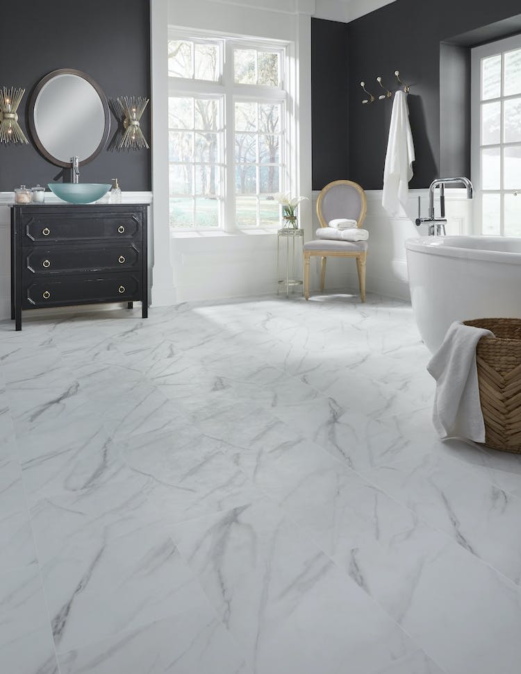 FXR120 - Mannington - ADURA Flex Rectangle - Legacy White with Gray