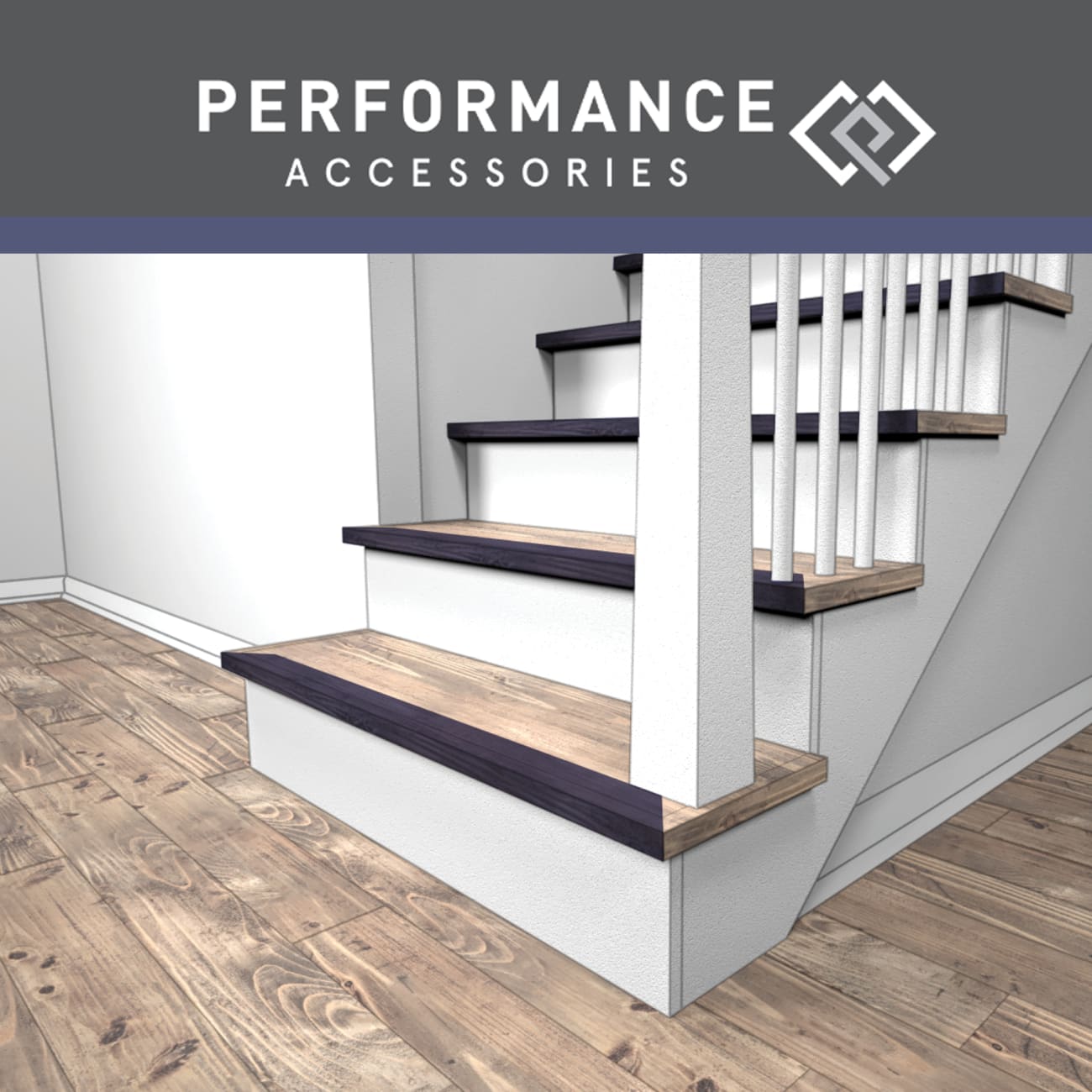 VSCAP-VP257 Chestnut - Mohawk's Performance Accessories - Vinyl Flush Stair Cap - VSCAP-VP257 Chestnut