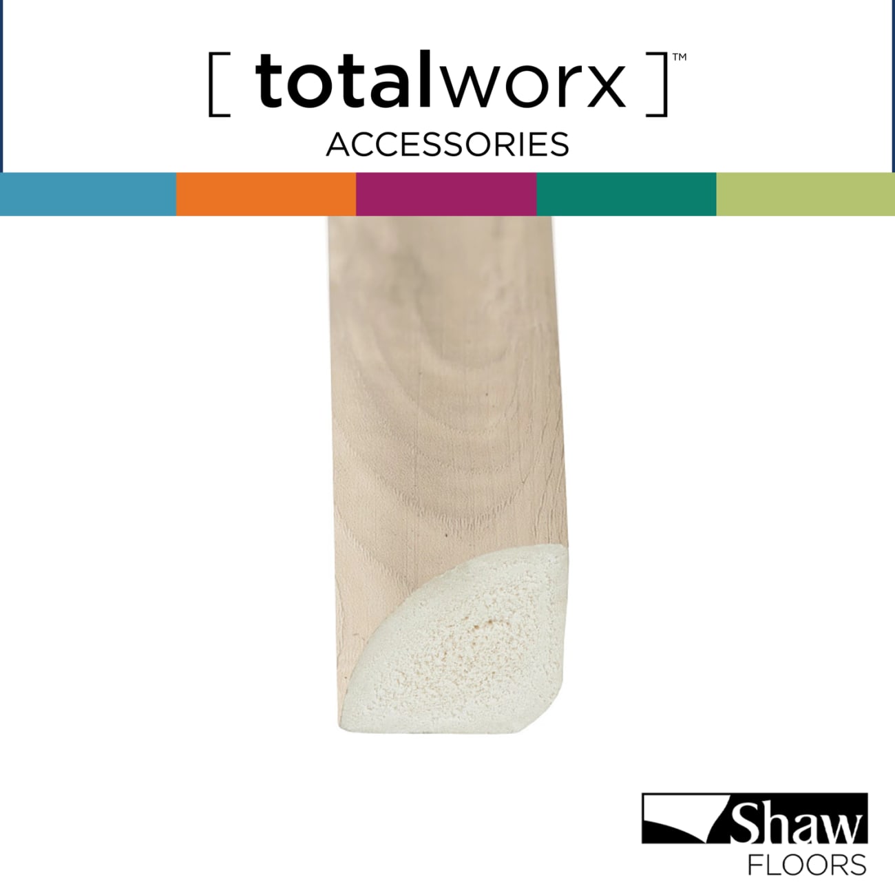 QTRHS-02107 Nomadic Brown (QR) - Shaw TotalWorx - Quarter Round - QTRHS-02107 Nomadic Brown (QR)