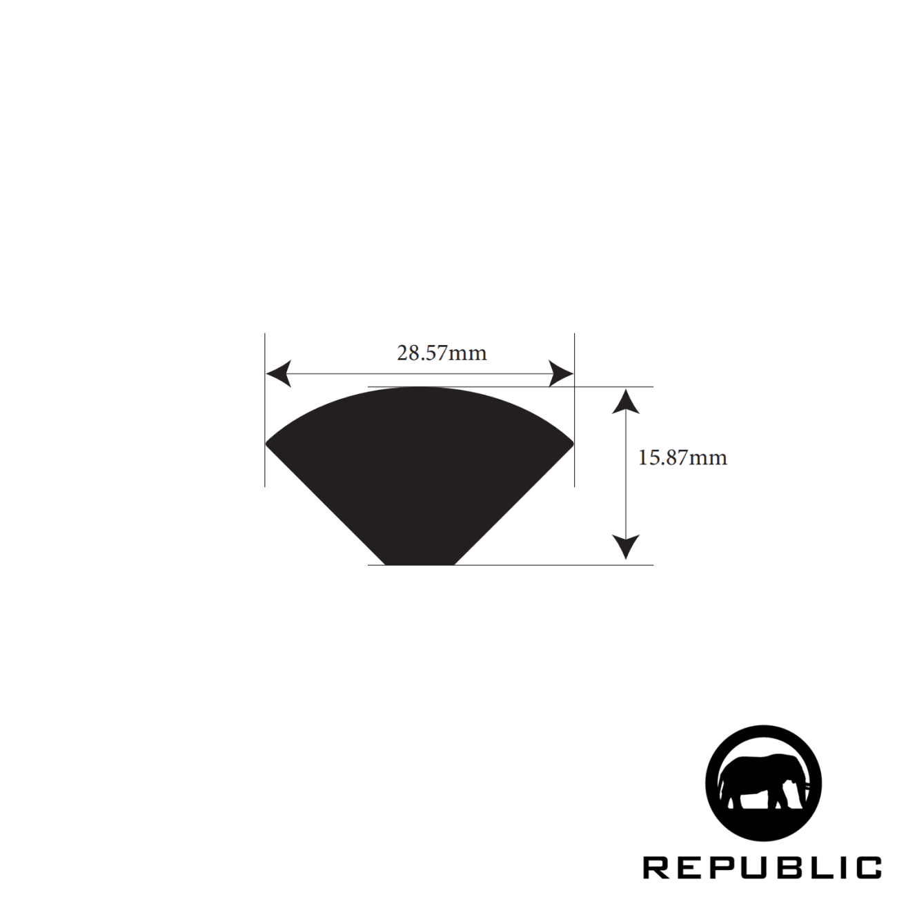 RESL64005-QR Ivory Fantasy - Republic Floor - Quarter Round - RESL64005-QR Ivory Fantasy