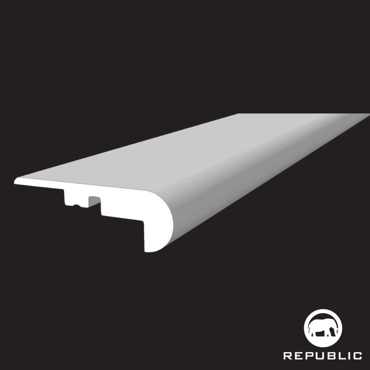 RENF8010-OSN Nordic River - Republic Floor - Overlap Stair Nose - RENF8010-OSN Nordic River