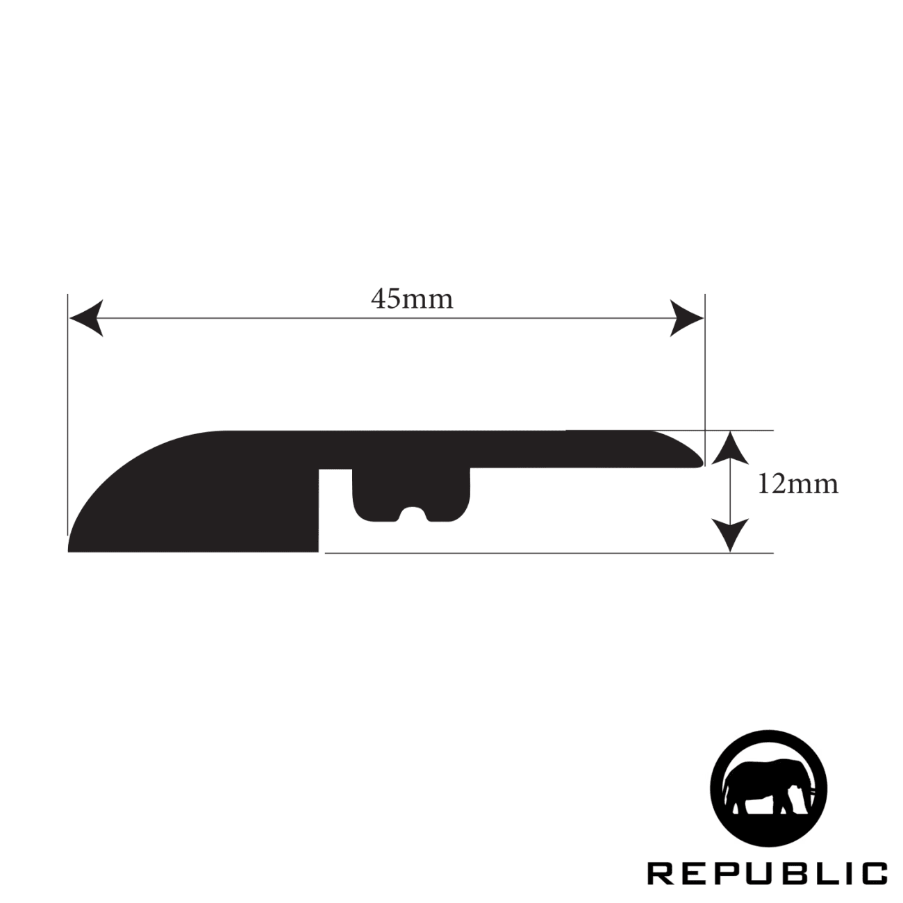 RENF8100-RD Oman Beige - Republic Floor - Reducer - RENF8100-RD Oman Beige