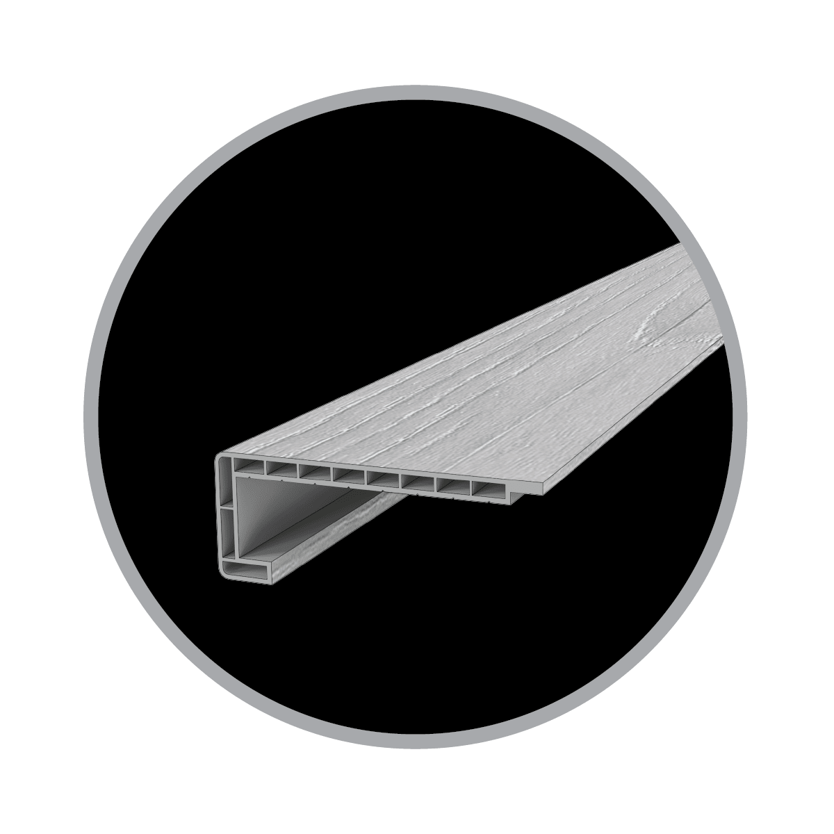 R016-6009-FN Visionary - Engineered Floors Xcessories - Square Flush Stair Nose - R016-6009-FN Visionary