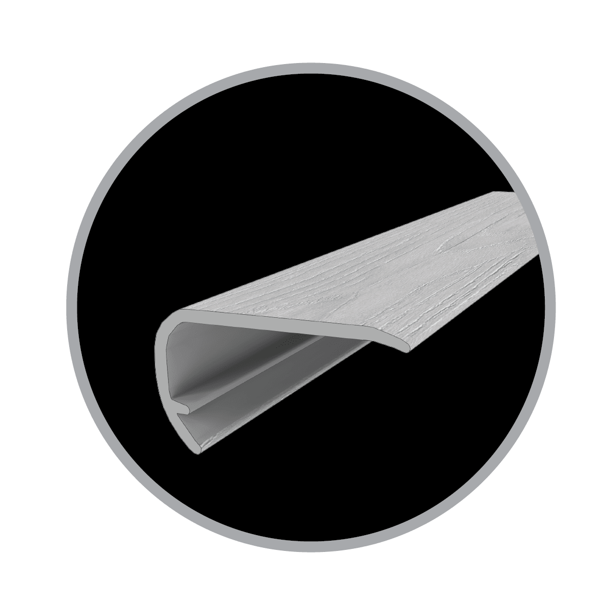 R016-6009-OS Visionary - Engineered Floors Xcessories - Overlap Stair Nose - R016-6009-OS Visionary