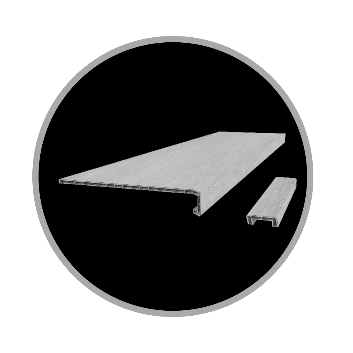 WP020-2010-T2 Oak Ridge - Engineered Floors Xcessories - Square Stair Treads - 2 Pack - WP020-2010-T2 Oak Ridge