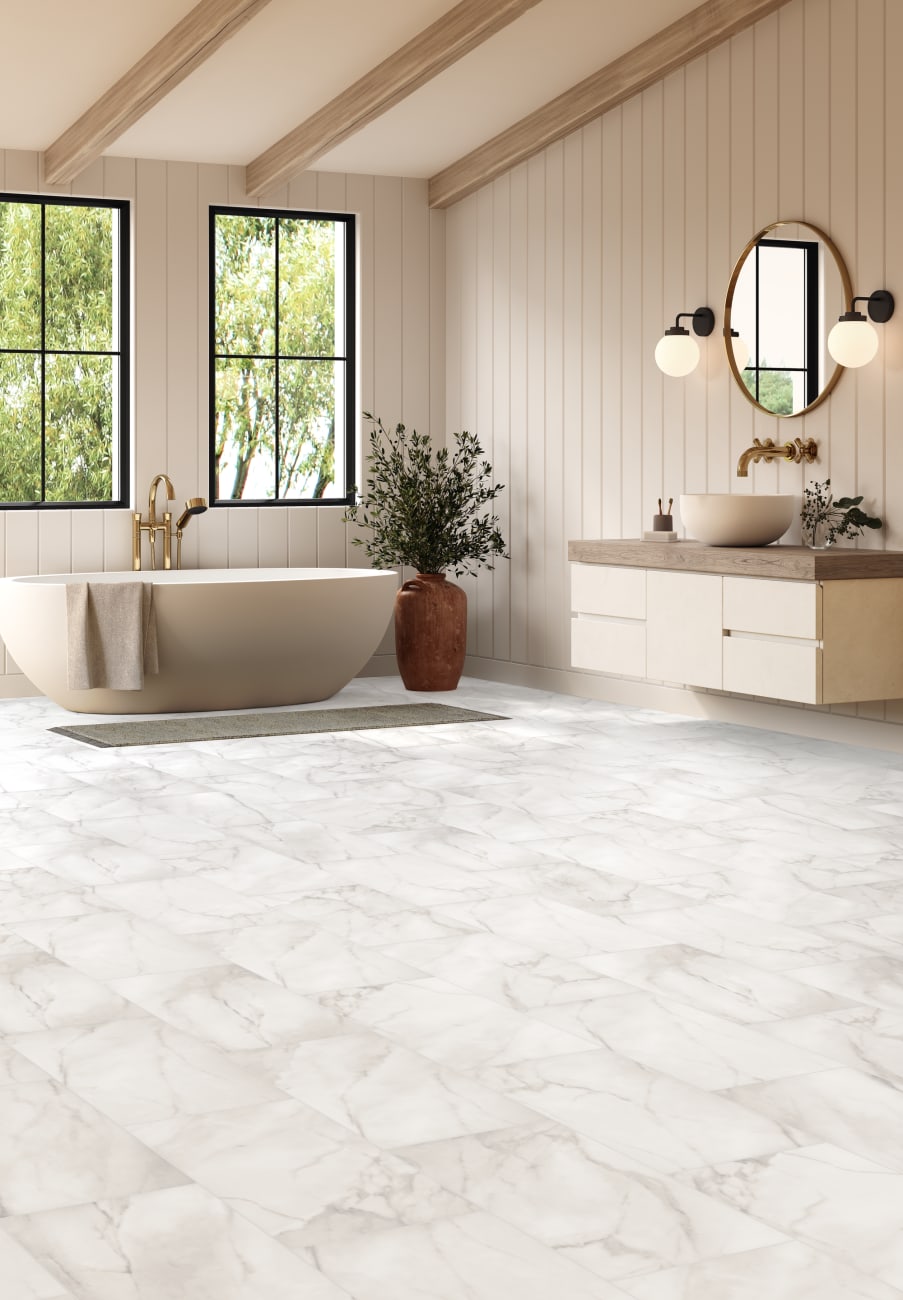 APR105 - Mannington - ADURA PRO Looselay - Calacatta Ivory