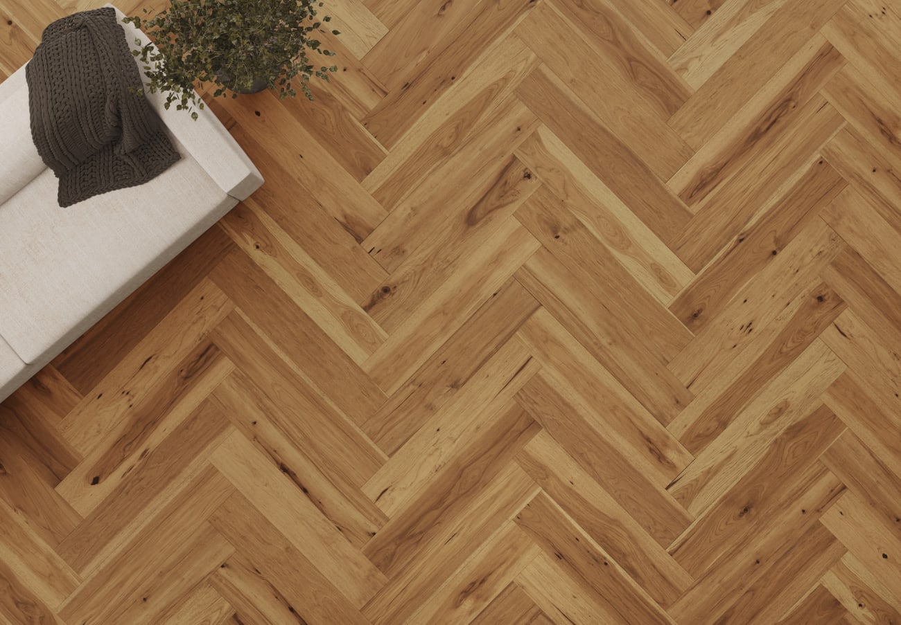 MSPH07CHP1 - Mannington Maison Collection - Provence Herringbone - Champagne (Herringbone)
