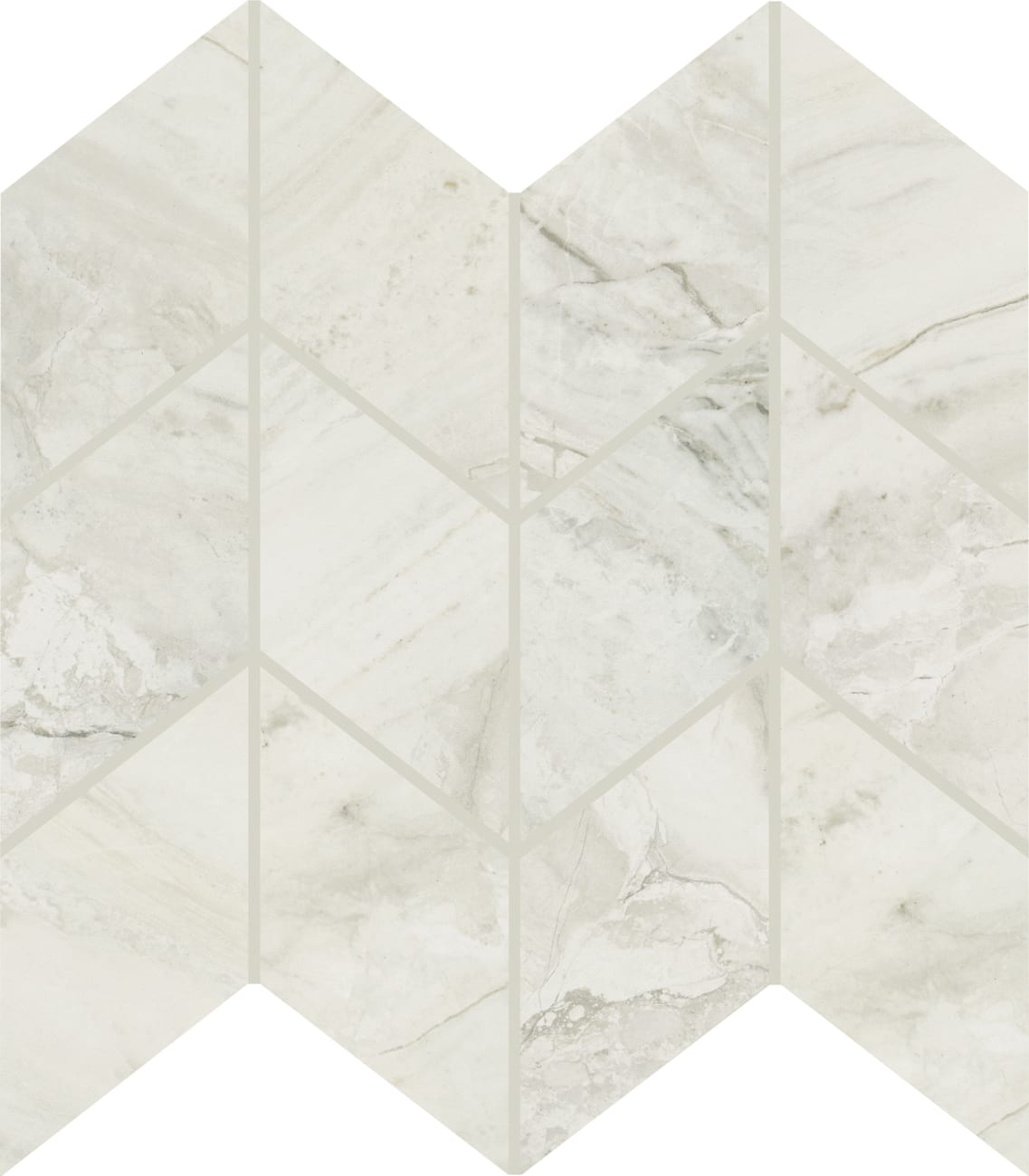 FM1136CHEVMS1L2 - Daltile - Famed - Iconic - 3.00 in x 6.00 in - Chevron Mosaic - Polished