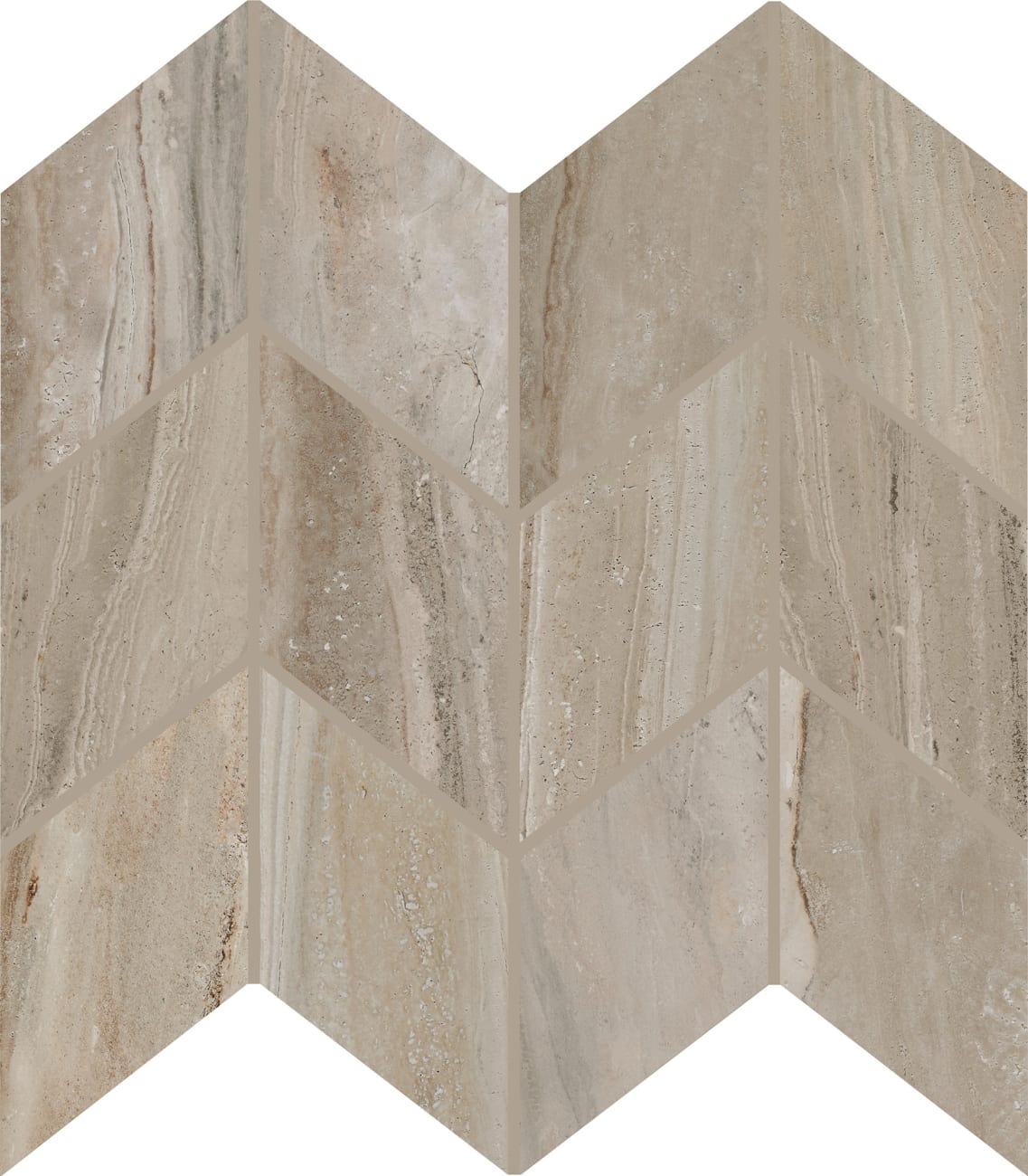 FM1236CHEVMS1L2 - Daltile - Famed - Luxe - 3.00 in x 6.00 in - Chevron Mosaic - Polished