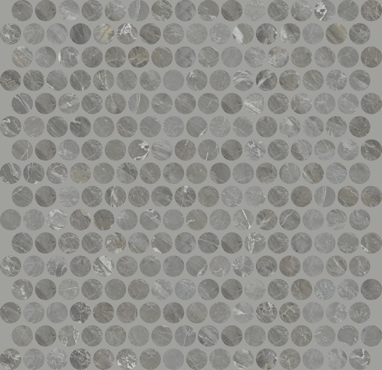 FM13PNYRDMS1P2 - Daltile - Famed - Glamour - 0.75 in x 0.75 in - Penny Rounds Mosaic
