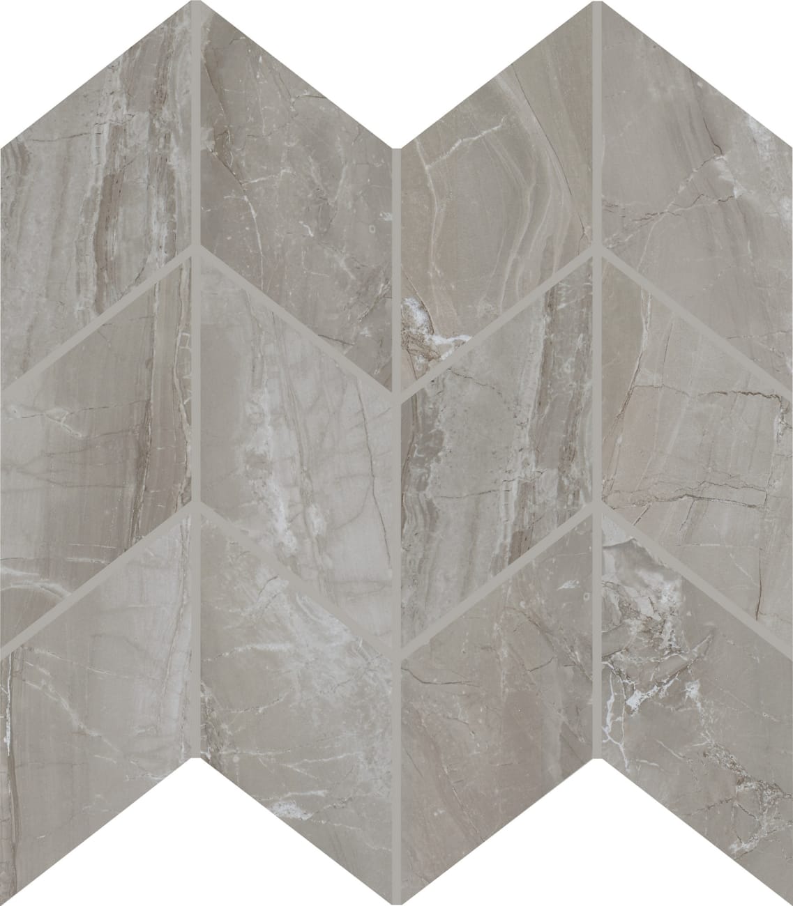 FM1436CHEVMS1L2 - Daltile - Famed - Fortune - 3.00 in x 6.00 in - Chevron Mosaic - Polished