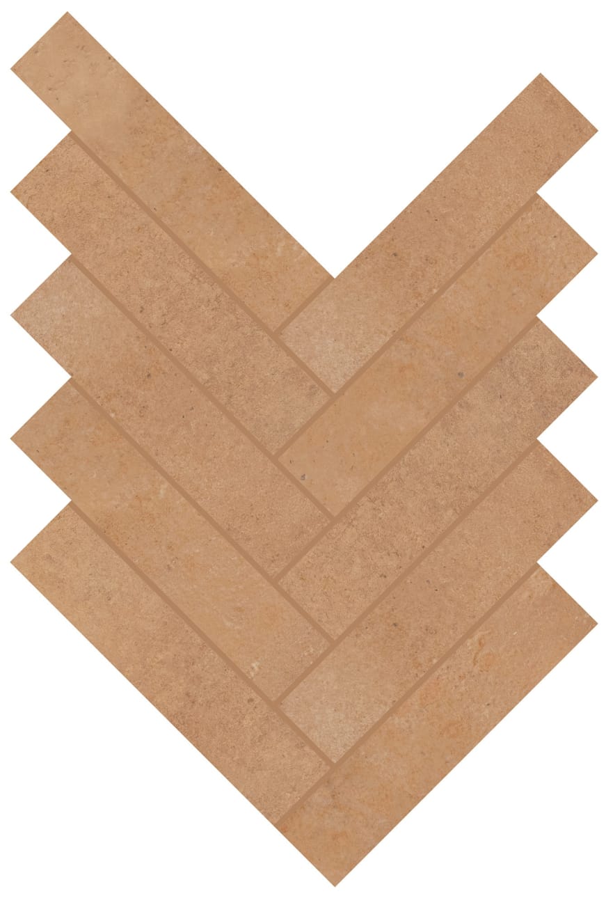 RK14HER26MSXTMT - Daltile - Rekindle - Terracotta - 2.00 in x 6.00 in - Herringbone Mosaic