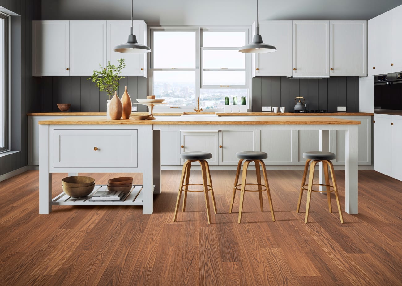 CDL46-03 - Mohawk RevWood Plus - Sterlington - Smooth Amber Oak
