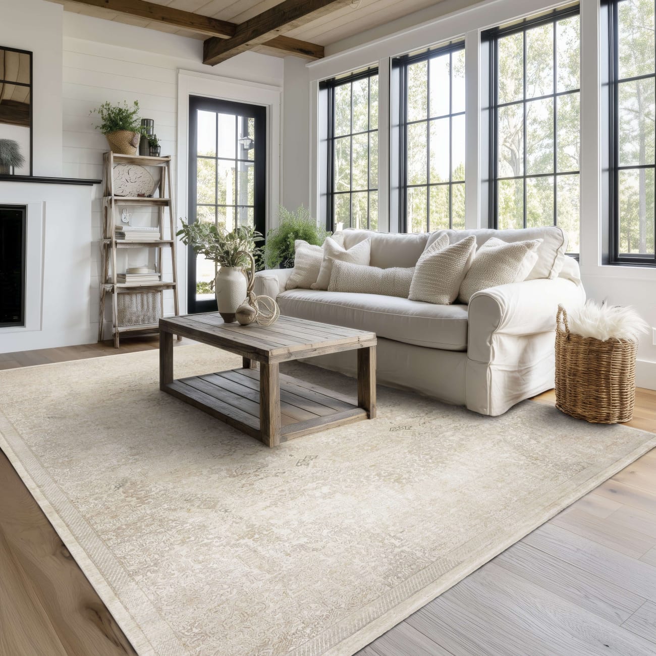 R1405-1046 - Karastan Rugs - Surrey Hills - Grinstead Flaxen Beige R1405